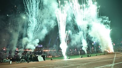 الألعاب النارية تزين افتتاح بطولة أمم أفريقيا للشباب (صور)