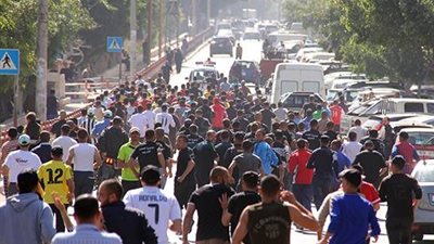 سائقو «جمصة الدولى» يفرقون مارثون رياضى لـ 