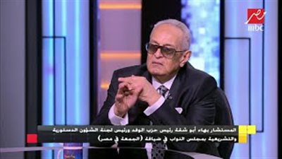 بهاء أبو شقة: قانون الهيئة الوطنية للانتخابات يضمن نزاهتها لأول مرة