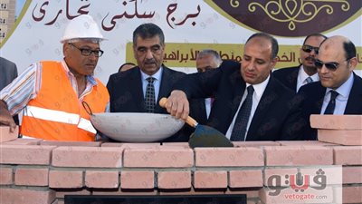 وزير قطاع الأعمال يضع حجر أساس مشروع تطوير المعمورة بالإسكندرية