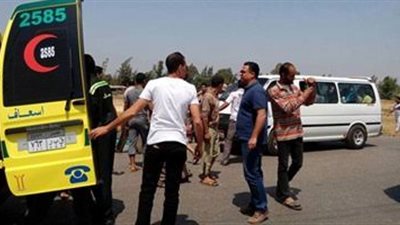 مصرع مراقب صحي في حادث تصادم على الطريق الزراعي بطوخ