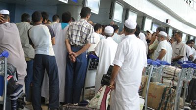 هدوء بمطار القاهرة بالتزامن مع عودة المعتمرين