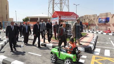 افتتاح أول مدينة مرورية للأطفال بالمنيا