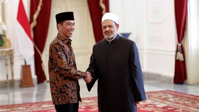 رئيس إندونيسيا يستقبل شيخ الأزهر في جاكرتا (فيديو وصور)
