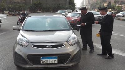 تحرير 2115 مخالفة انتظار خاطئ في حملات مرورية في أكتوبر