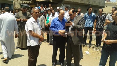 بالصور.. قيادات كفرالشيخ يقدمون العزاء لأسرة شهيد رفح