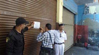 غلق كافيهات ومحال مخالفة في زهراء المعادي ووادي دجلة