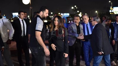 صلاح عبد الله وزينة وخالد سليم في عزاء هيثم أحمد زكي (صور)