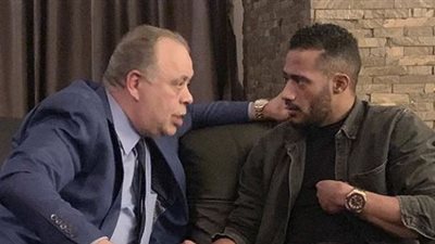 محمد رمضان يشكر أشرف زكي بعد عزاء هيثم أحمد زكي