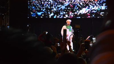 محمود ياسين التهامي يحيي حفل ذكرى مولد النبوي الشريف بالحسين.. (فيديو وصور)