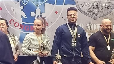 طالب هندسة القناة يفوز بلقب أقوى ناشئ في العالم