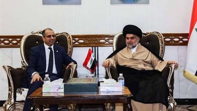الصدر يلتقي رئيس البرلمان العراقي لبحث مسار العملية السياسية