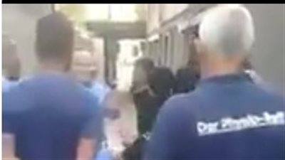 بالفيديو.. موافقة الأمن تتسبب في وفاة سورية أمام مستشفى بلبنان