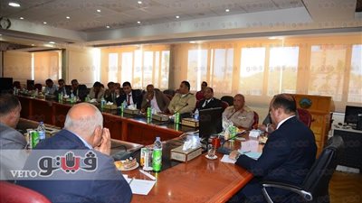 بالصور.. محافظ مطروح يبحث التعاون المشترك مع وفد ليبي