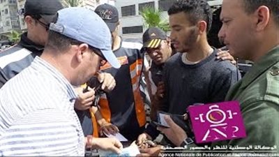 بالفيديو.. لحظة القبض على «حرامى موبايلات» في المغرب