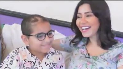 شيرين تغني «كده يا قلبي» مع طفل مصاب بالسرطان