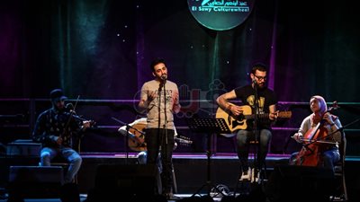 سهرة غناء وشعر مع «أدهم سليمان» ومحمد إبراهيم بساقية الصاوي (صور)