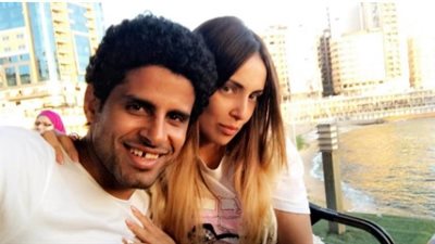 «إسراء عبدالفتاح » تنشر صورة رومانسية جديدة مع حمدى الميرغنى