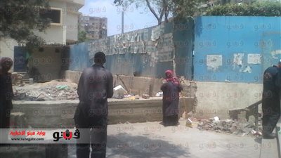 بالصور.. حملة لإزالة تعديات المترو بالحلمية