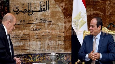 «السيسي» يناقش مع وزير دفاع فرنسا تسوية القضية الفلسطينية