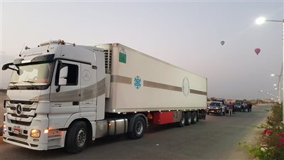 لحظة وصول توابيت خبيئة العساسيف إلى المتحف المصري الكبير