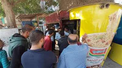 حملات لإزالة الأكشاك المخالفة بالحوامدية (صور)