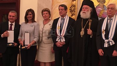 وزيرة الهجرة ترافق رئيسي اليونان وقبرص للكنيسة اليونانية بالإسكندرية