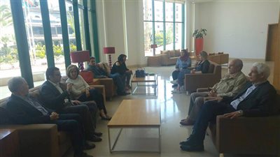 بالصور.. وزير الثقافة الفلسطيني يلتقى الروائيين العرب