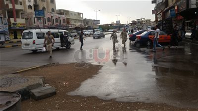 تساقط أمطار غزيرة على مدينة الغردقة (صور)