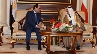 قمة «مصرية – كويتية» في قصر البيان