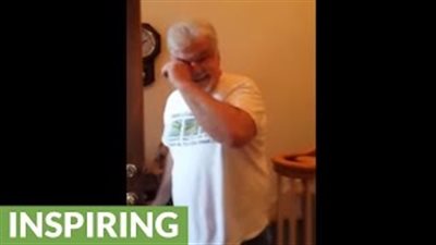 بالفيديو.. رد فعل جد يرى حفيدته لأول مرة