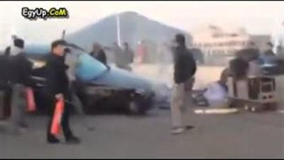 بالفيديو.. خطأ فني خلال تصوير فيلم صيني يكاد يودي بحياة «فريق العمل»