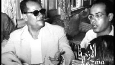 تسجيل صوتى نادر لتوفيق الحكيم ونجيب محفوظ