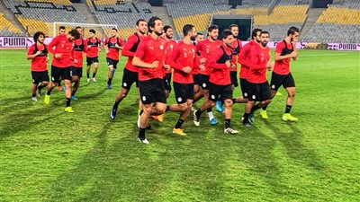 المنتخب الوطني يؤدي مرانه الأساسي استعدادا لكينيا (صور)