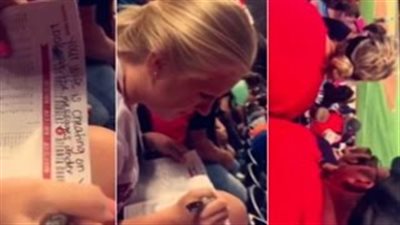 بالفيديو.. شاهد كيف فضحت شقيقتان امرأة تخون زوجها في مباراة بيسبول