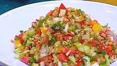 طريقة عمل سلطة الفريك من الشيف عظيمة