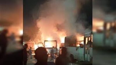 النيابة تطلب التحريات وتقدير الخسائر في حريق جراج بولاق الدكرور