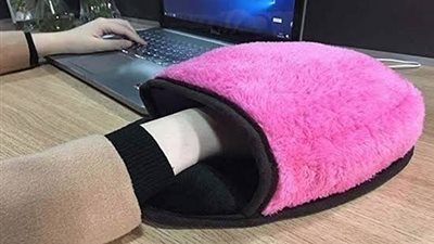 قاعدة فأرة كمبيوتر لبقاء اليد دافئة