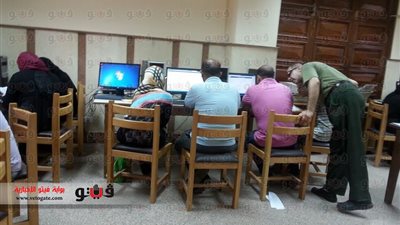 بالصور.. إقبال كثيف من طلاب الدبلومات على «تنسيق القاهرة»