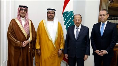 رئيس لبنان يطالب مصر بالمساعدة في تأمين عودة اللاجئين السوريين