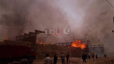 إصابة 3 أشخاص بينهم مجند في حريق مصنع السكر بأسوان (صور)