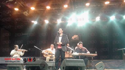 بالصور.. أغانى مصرية تونسية في حفل على الهلباوى