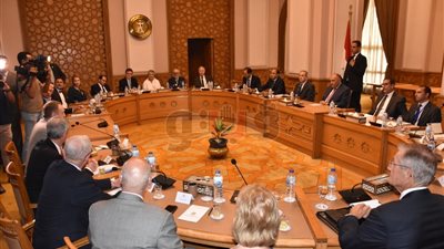 شكري يبحث أزمات المنطقة مع وفد المعهد اليهودي للأمن القومي الأمريكي