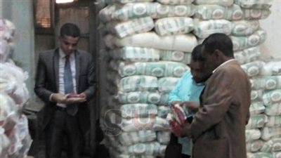 ضبط 8 أطنان أرز غير صالح للاستهلاك الآدمي في سوهاج (صور)