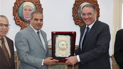 تفاصيل زيارة السفير السعودي بالقاهرة لجامعة الأزهر (صور)