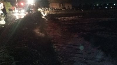 إصابة 12 شخصا في حريق التسرب البترولي بالبحيرة