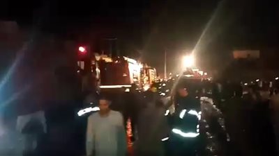 أحد شهود العيان يروي تفاصيل جديدة عن حريق خط بترول البحيرة (فيديو)