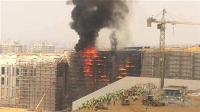 تفاصيل تحقيقات النيابة العامة في حريق المتحف المصري الكبير.. النائب العام يكلف نيابة الجيزة بمعاينة الموقع.. شرار اللحام وراء الحريق.. عدم حدوث تلفيات داخل المتحف.. وندب الأدلة الجنائية للمعاينة