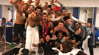 احتفال جنوني لـ«محمد صلاح» بعد التأهل لنهائي دوري الأبطال