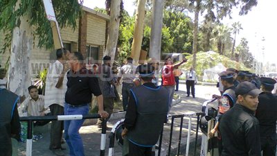 إزالة منصة أبو حامد  بالعروبة